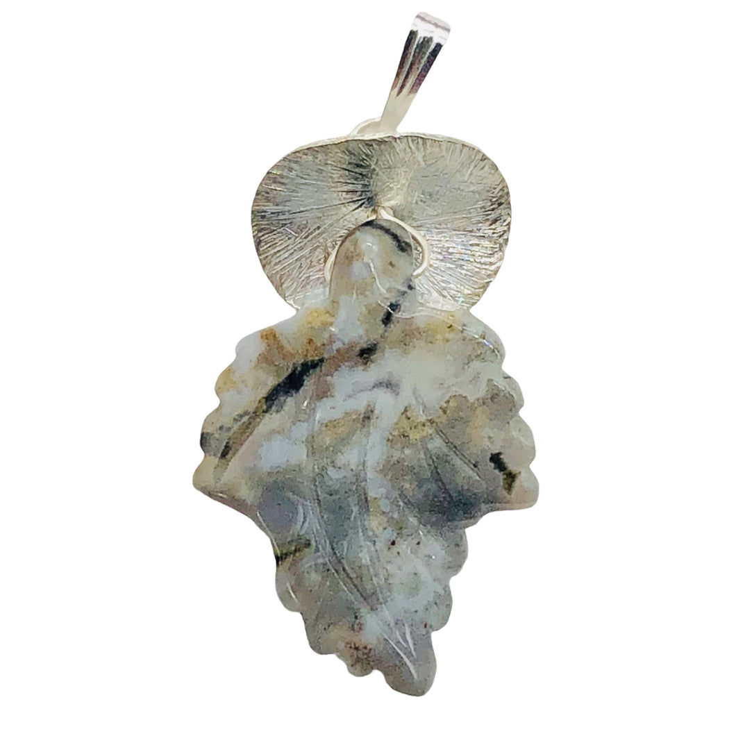 Jasper Sterling Silver Leaf | 2 1/2