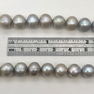 Silvery Moonlight Romance Fresh Water Pearl Strand | 11x8-7.5x7mm | 50 Pearls | - PremiumBead Alternate Image 5