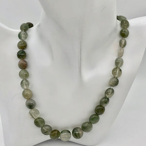 Natural graduated Green Rutilated Quartz bead strand - PremiumBead Alternate Image 8