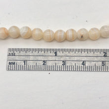Load image into Gallery viewer, White and Orange Sardonyx Bead Strand | 6mm | White/Orange | Round | 68 Beads| - PremiumBead Alternate Image 3

