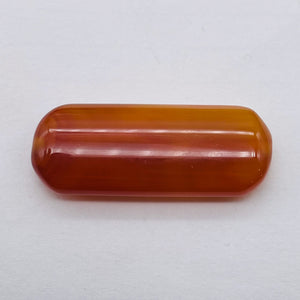 1 Bead of Red Orange Sardonyx 41x16mm Pendant Bead 9589A