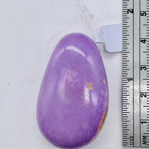Phosphosiderite Free Form | 41x25x14 mm | Lavender | 1 Pendant Bead |