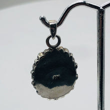 Load image into Gallery viewer, Turquoise Coral Sterling Silver Blossom Pendant | 1 1/4&quot; Long | Blue/Red |
