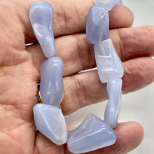 Load image into Gallery viewer, Blue Chalcedony Pendant 16 Bead Strand - PremiumBead Alternate Image 5
