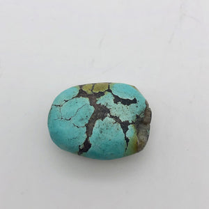 Genuine Natural Turquoise Nugget Focus or Master Bead | 33cts | 25x19x11mm - PremiumBead Primary Image 1