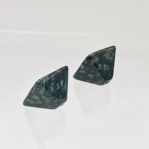 Shine 2 Hand Carved Kambaba Jasper Pyramid Beads, 16x16x11mm, Green 9289KJ - PremiumBead Alternate Image 10
