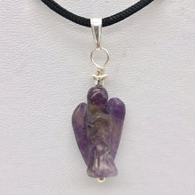 Load image into Gallery viewer, On the Wings of Angels Amethyst Sterling Silver 1.5&quot; Long Pendant 509284AMS - PremiumBead Alternate Image 8
