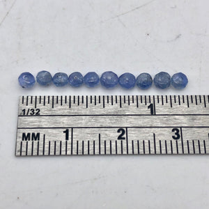 9 Beads (2ct) of Natural Blue Sapphire Faceted Beads 3.5x2 to 3x2mm - PremiumBead Alternate Image 2