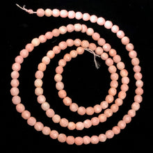 Load image into Gallery viewer, Coral Faceted Strand Round | 3 mm | Salmon | 112 Beads |
