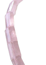 Load image into Gallery viewer, Lovely Rose Quartz Faceted 18x12mm Rectangle Bead 8 inch Strand 9336HS
