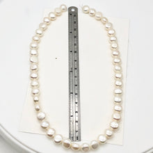Load image into Gallery viewer, Huge 10 to 9mm Creamy White Button FW Pearls 004500
