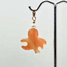 Load image into Gallery viewer, Cartoon Natural Red Carnelian Dangly Octopus 14K Gold Filled Pendant| 1 1/4 &quot; |
