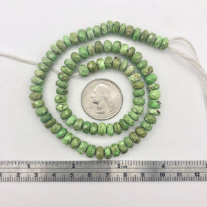 1 Natural Gaspeite Faceted Roundel 6x5mm to 7x3mm Bead - PremiumBead Alternate Image 8