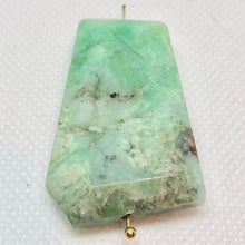 Load image into Gallery viewer, 90cts Faceted Chrysoprase Nugget Bead Green Pillar 10134D - PremiumBead Primary Image 1
