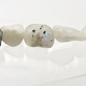 Unusual Tourmalinated Moonstone nugget bead strand - PremiumBead Alternate Image 11