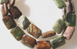 Exotic 4 Imperial Jasper Rectangle Pendant Beads 9598 - PremiumBead Primary Image 1