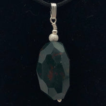 Load image into Gallery viewer, Hand Made Bloodstone Focal Pendant with Sterling Silver Findings | 1 3/4&quot; Long - PremiumBead Alternate Image 9
