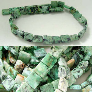 4 Beads of Mojito Mint Green Turquoise Square Coin Beads 7412D - PremiumBead Alternate Image 3