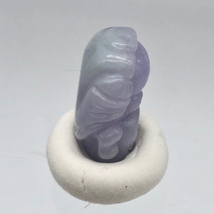 26.8cts Hand Carved Buddha Lavender Jade Pendant Bead | 21x15x9.5mm | Lavender - PremiumBead Alternate Image 5