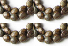 Load image into Gallery viewer, Rare 9 Chocolate Jasper 10x8mm Oval Coin Beads 009157 - PremiumBead Primary Image 1
