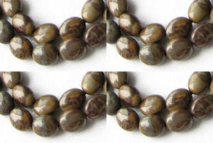 Rare 9 Chocolate Jasper 10x8mm Oval Coin Beads 009157 - PremiumBead Primary Image 1