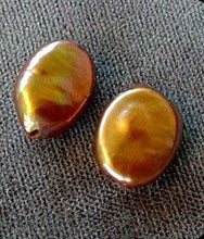 Load image into Gallery viewer, Two Golden Coins Fantasy Coin Pearls - PremiumBead Primary Image 1
