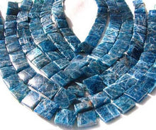 Load image into Gallery viewer, 2 Deep Blue Apatite Square Focal Beads 8685 - PremiumBead Primary Image 1
