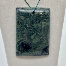 Load image into Gallery viewer, Speckled Green Kambaba Jasper Pendant Bead 4964Ab - PremiumBead Primary Image 1

