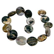 Load image into Gallery viewer, Ocean Jasper Graduated Round Bead Strand | 26x8 to 29x12 |Multi-color| 15 Beads|

