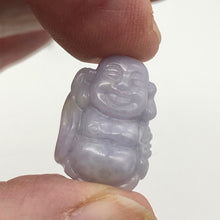 Load image into Gallery viewer, 25cts Hand Carved Buddha Lavender Jade Pendant Bead | 21x14x9mm | Lavender - PremiumBead Primary Image 1
