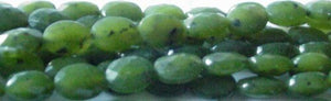 Intense Faceted Moss Jade Focal 14x10x6mm Bead Strand 102482 - PremiumBead Primary Image 1