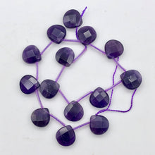 Load image into Gallery viewer, 3 Amethyst Faceted Briolette Beads | 11x5mm | Imperial Purple | 4672 - PremiumBead Alternate Image 8
