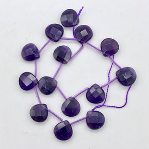 3 Amethyst Faceted Briolette Beads | 11x5mm | Imperial Purple | 4672 - PremiumBead Alternate Image 8