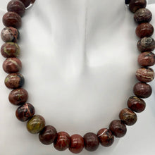 Load image into Gallery viewer, Natural Multi-hue Red/Brown Turquoise Roundel Bead Strand - PremiumBead Primary Image 1
