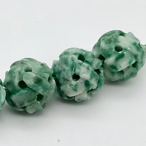 1 Hand Carved Natural Jade Infinity 13.5mm Pendant Bead 10767 - PremiumBead Alternate Image 2