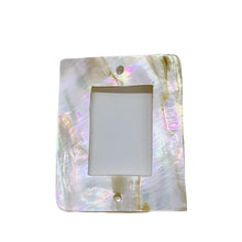 Load image into Gallery viewer, 1 Mother of Pearl Shell 50x39mm Picture Frame Focal Bead 8976
