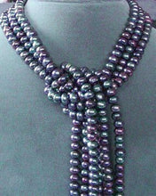 Load image into Gallery viewer, 12 Rainbow Peacock 8x4-7x5mm Pearls - PremiumBead Alternate Image 4
