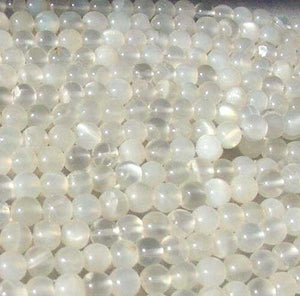 10 White Moonstone 6mm Round Beads 5029 - PremiumBead Alternate Image 3