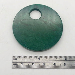 Green African Jade 50mm Pi Circle Pendant Bead - PremiumBead Alternate Image 4