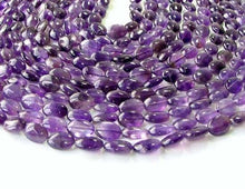 Load image into Gallery viewer, Yummy Natural Amethyst 14x10mm Oval Bead Strand 109161 - PremiumBead Alternate Image 3
