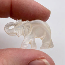 Load image into Gallery viewer, 1 Pachyderm Carved Mother of Pearl Shell Elephant Bead - PremiumBead Alternate Image 6
