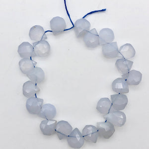 2 Blue Chalcedony Faceted Briolette Beads - PremiumBead Alternate Image 7