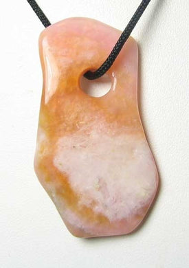 52cts Designer Pink Peruvian Opal Pendant Bead 10511Aj - PremiumBead Primary Image 1