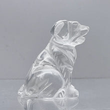Load image into Gallery viewer, Quartz Hound Puppy Dog Carving | 40x32x22mm | Clear | 1 Figurine |
