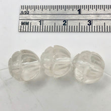 Load image into Gallery viewer, Rare! 3 Hand Carved Quartz Lotus 12mm Beads - PremiumBead Alternate Image 10

