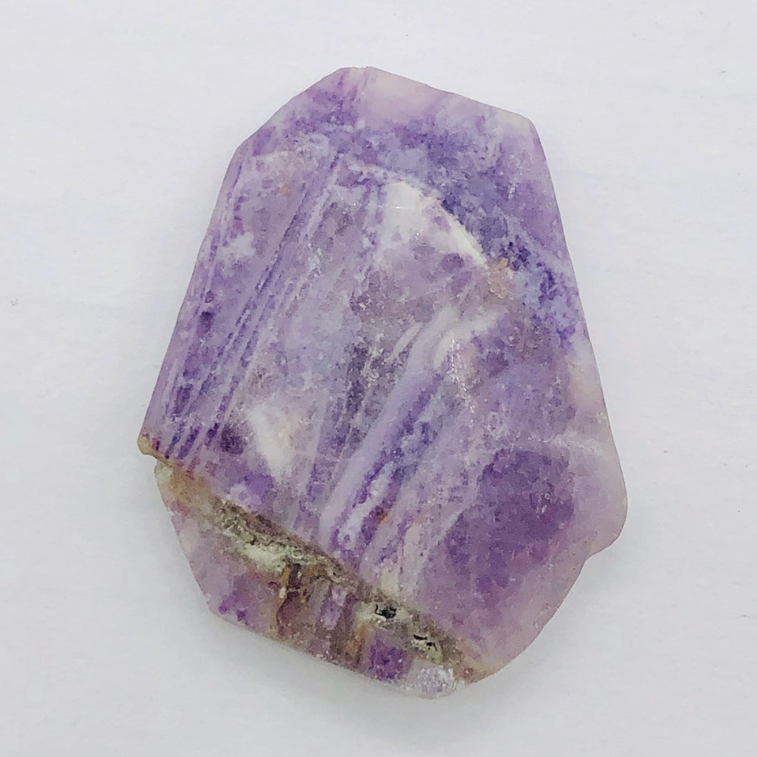 1 Purple Flower Sodalite Pendant Bead 8557