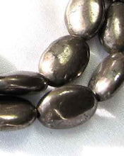 Load image into Gallery viewer, 5 Aztec Gold Pyrite 14x10mm Oval Beads 008995 - PremiumBead Alternate Image 2
