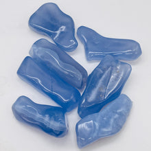 Load image into Gallery viewer, Chalcedony Designer Cut 375ct Pendant Beads| 42x22x10 - 35x23x15mm|Blue| 7 Beads
