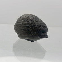 Load image into Gallery viewer, Carved &amp; Signed Teak Baby Bird Ojime Netsuke Bead | 25x20x17mm | Brown - PremiumBead Alternate Image 5
