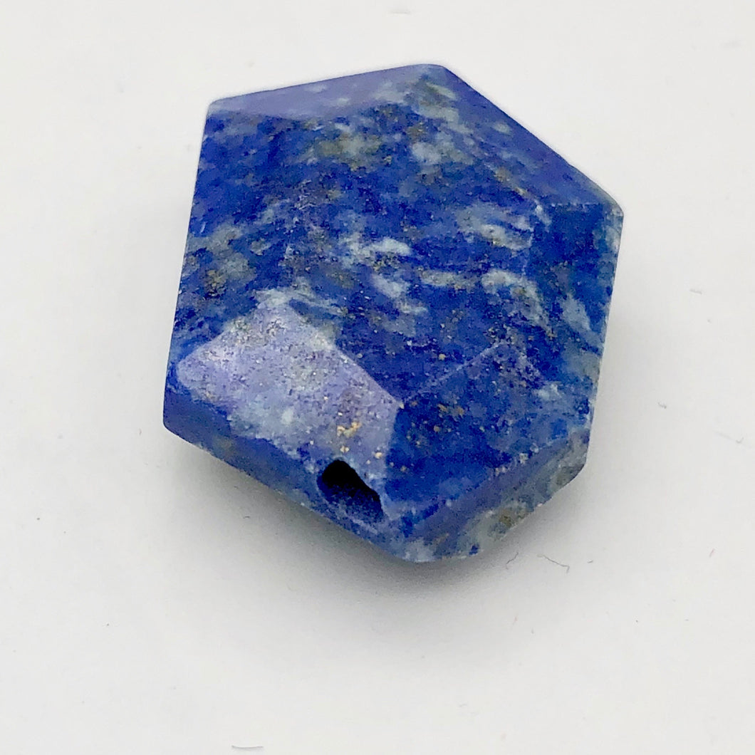 Starry Indigo Lapis Lazuli Pendant Bead | 27x19x9mm | 35cts. | 1 Bead |